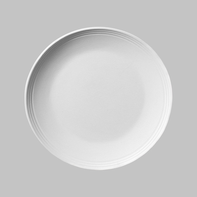 SB104 Mayco Stoneware Bisque Rimmed Salad Plate